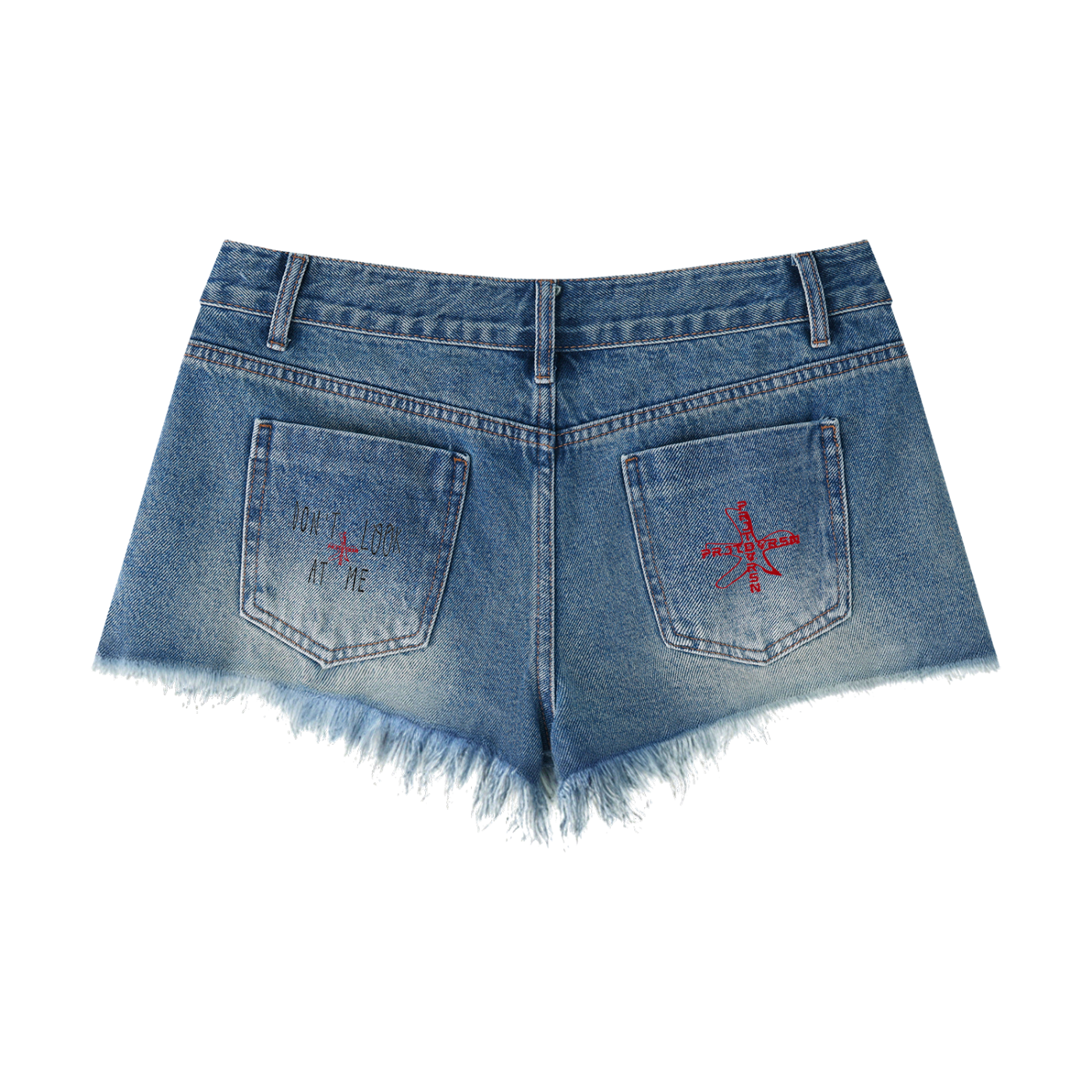 " DON'T LOOK AT ME " TINY DIVERSION DENIM