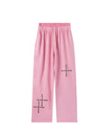 CROSS DIVERSION COMPRESSION DOUBLE WAIST SWEATS