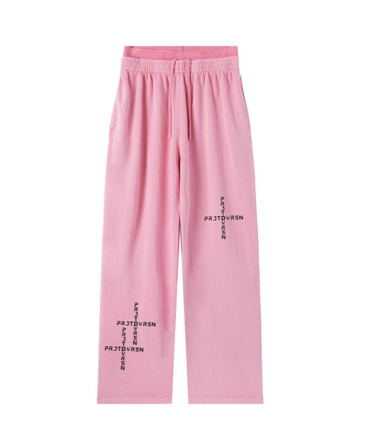 CROSS DIVERSION  BAGGY COMPRESSION DOUBLE WAIST SWEATS