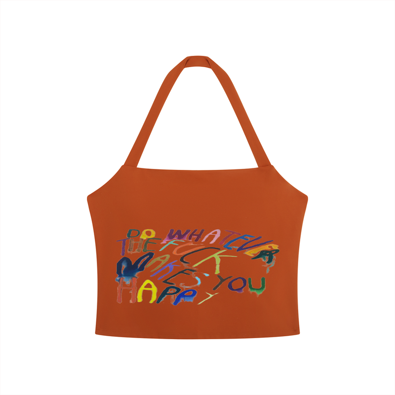 HAPPY ACCIDENT HALTER FITTED TANK
