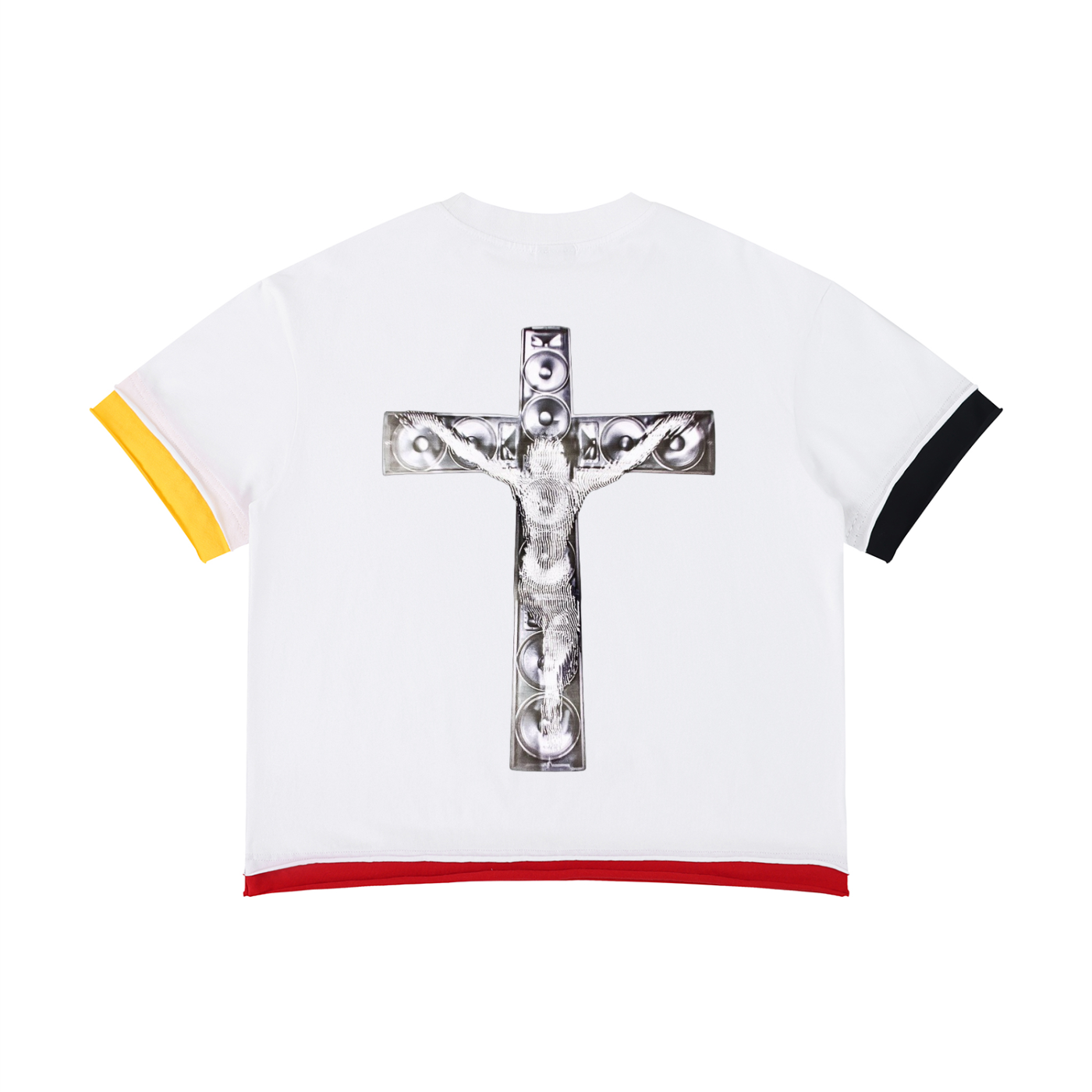 TRI-TONE RAW HEM FRAMEWORK T