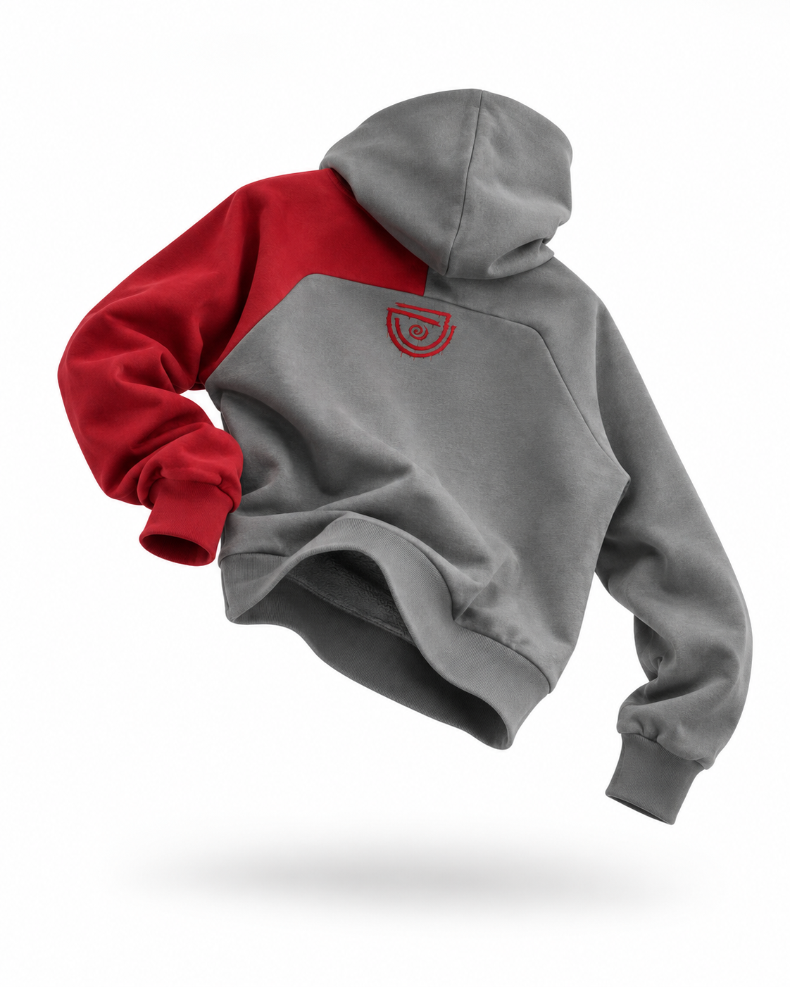 DIVERSION COLOR BLOCK BLOODY SLEEVE HOODIE