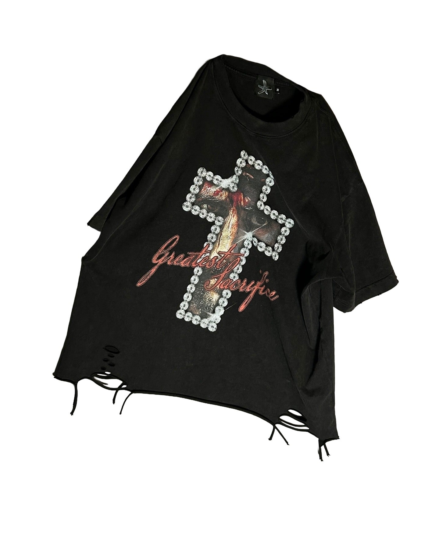 GREATEST SACRIFICE DISTRESSED TEE