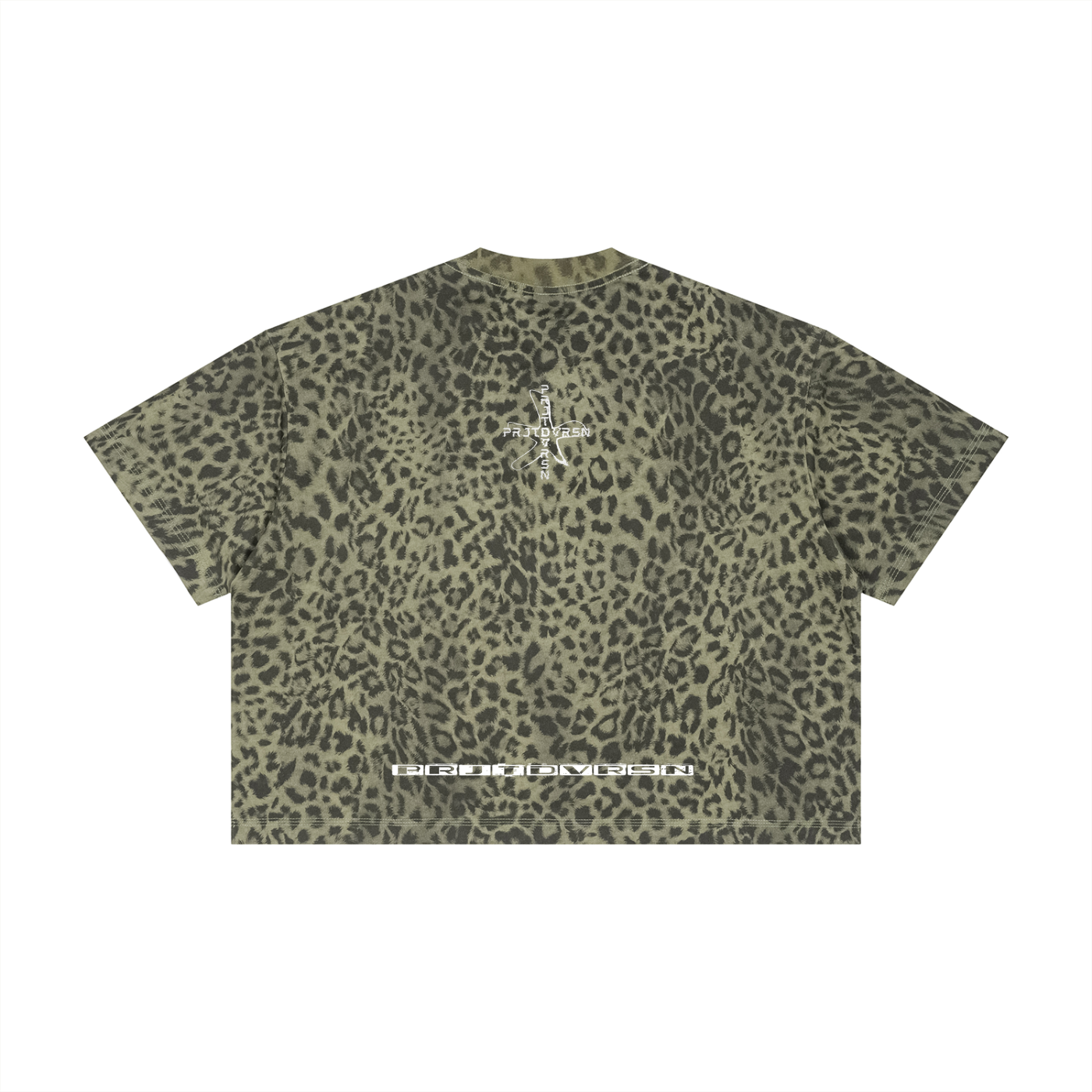 LEOPARD GREEN DIVERSION TEE