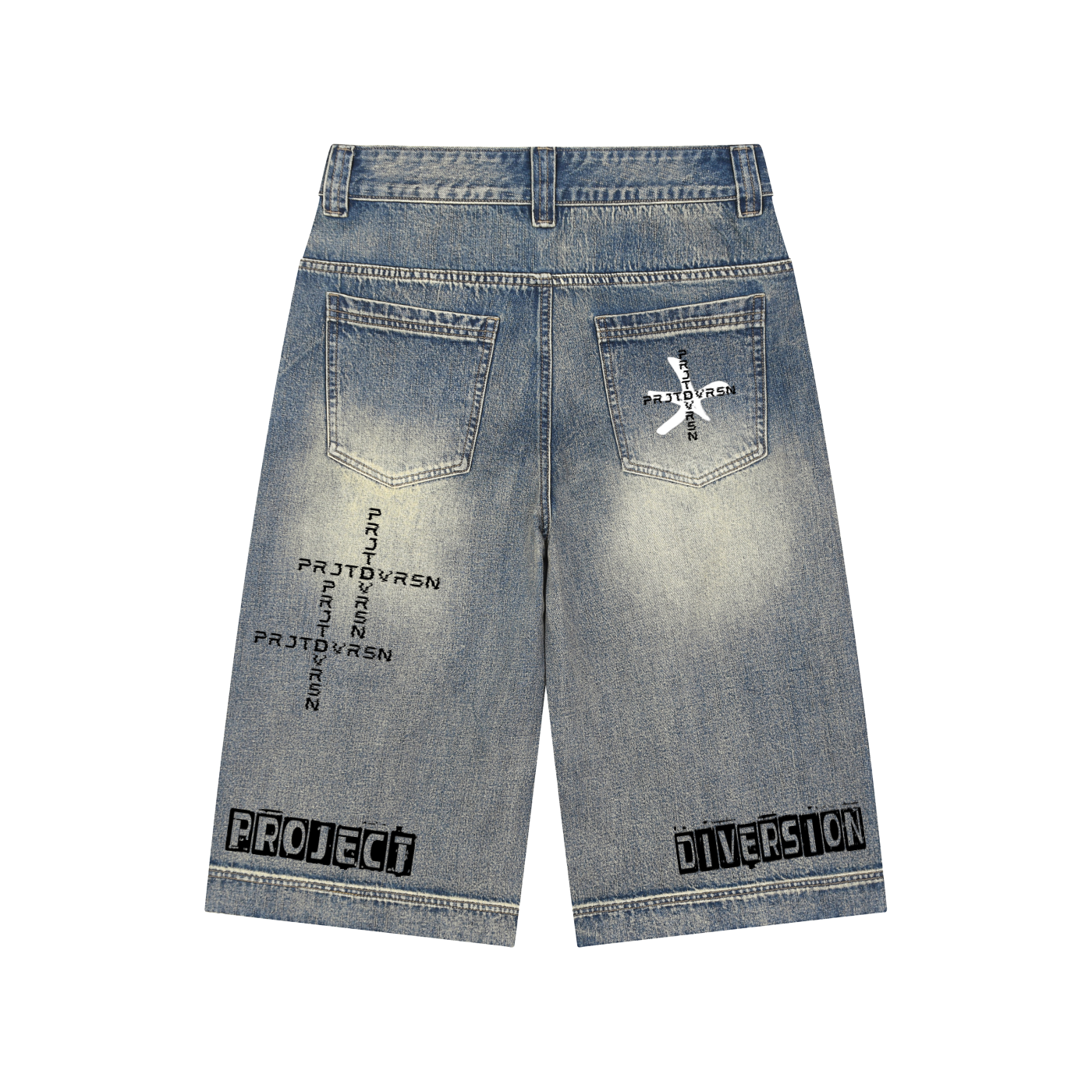 CROSS DVRSN DENIM JORTS