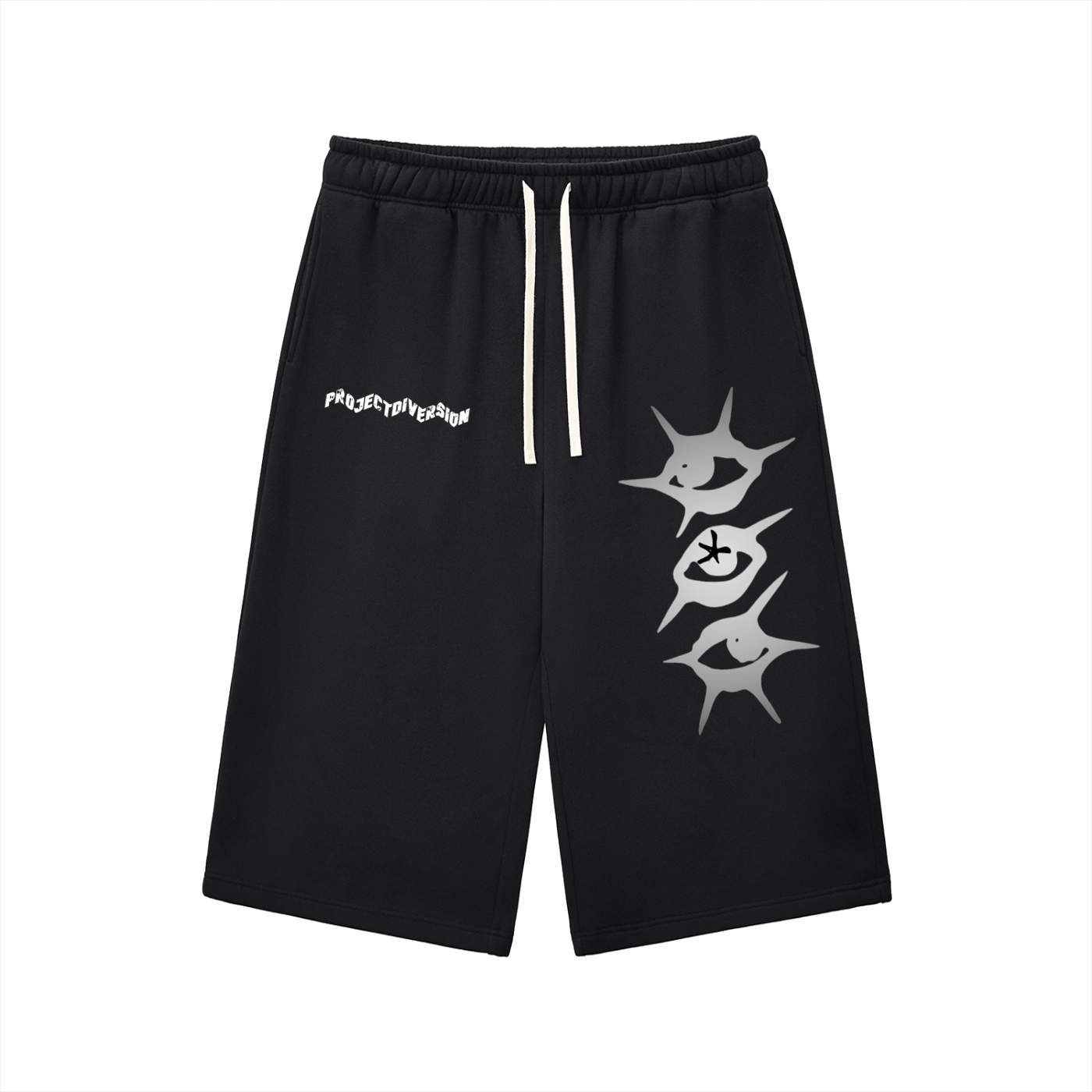 EYEZ OF DIVERSION 3/4 SWEATSHORT