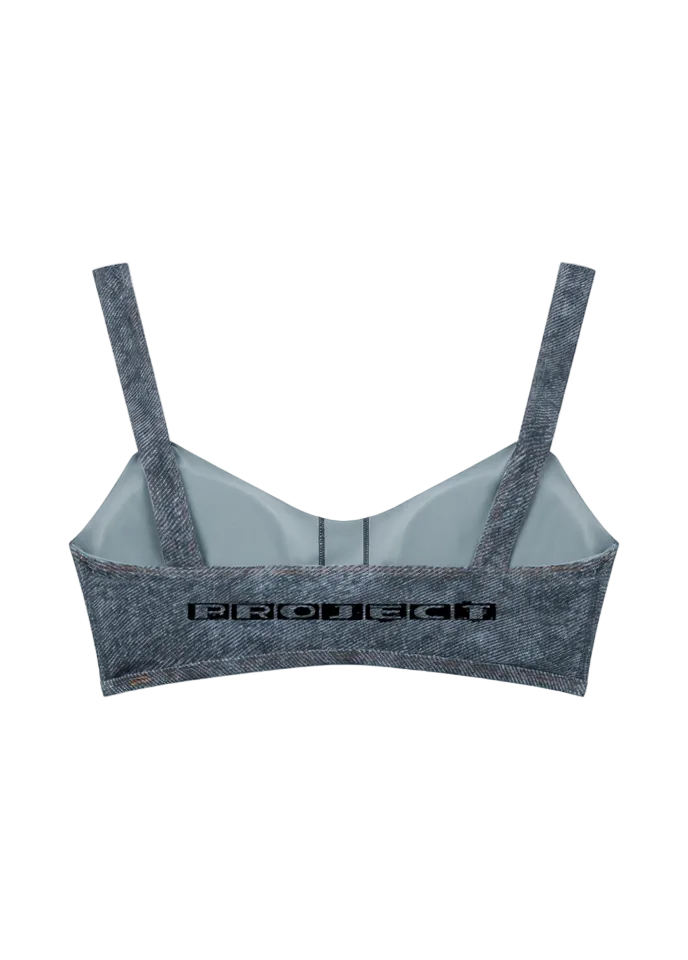 DIVERSION " DENIM " SPORTS BRA