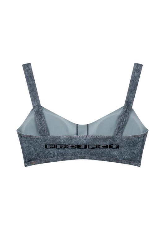 DIVERSION " DENIM " SPORTS BRA