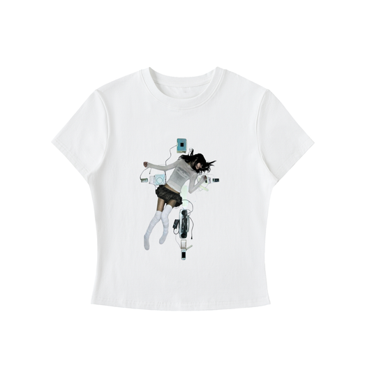 DIGITAL ANGEL BODYCON TEE