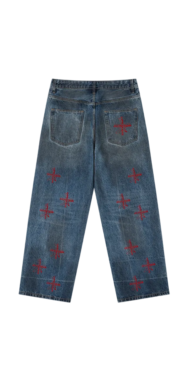 DIRTY BLACK CROSS DIVERSION DENIM