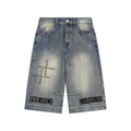CROSS DIVERSION DENIM JORTS
