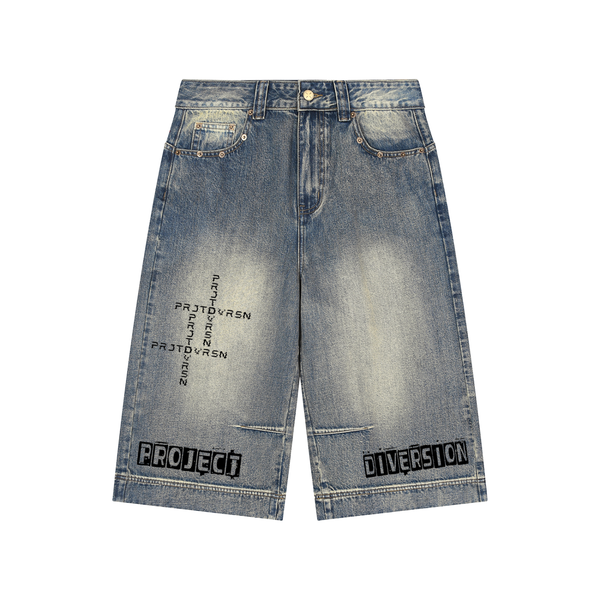 CROSS DVRSN DENIM JORTS