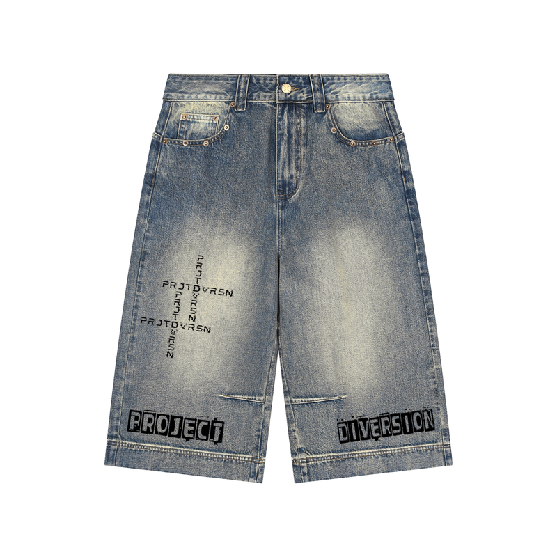 CROSS DVRSN DENIM JORTS