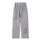 CROSS DIVERSION COMPRESSION DOUBLE WAIST SWEATS