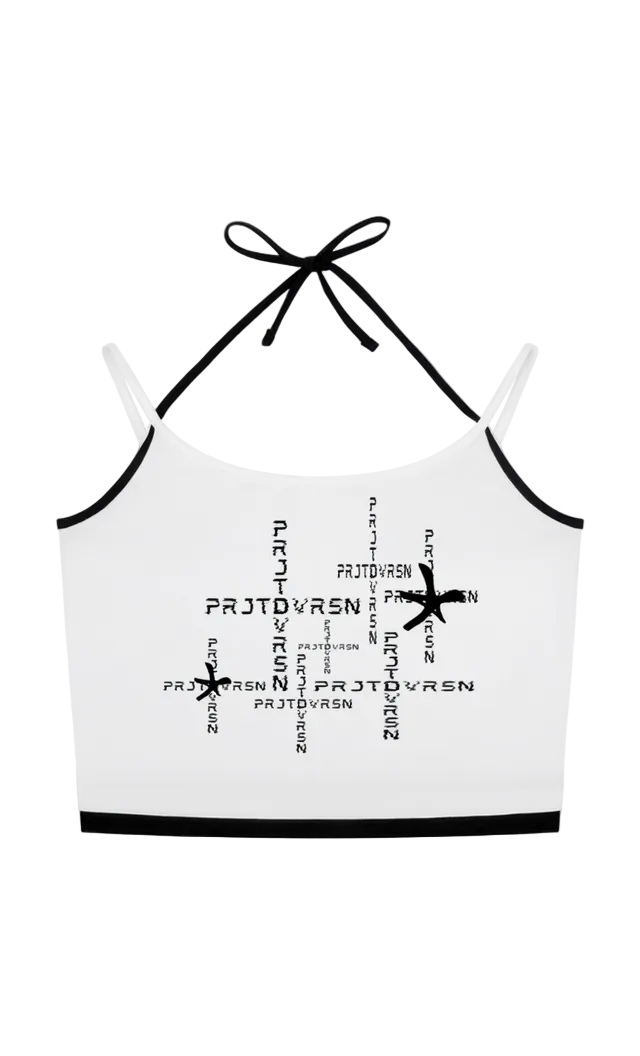 CROSS DIVERSION  CONTRAST BINDING HALTER TANK