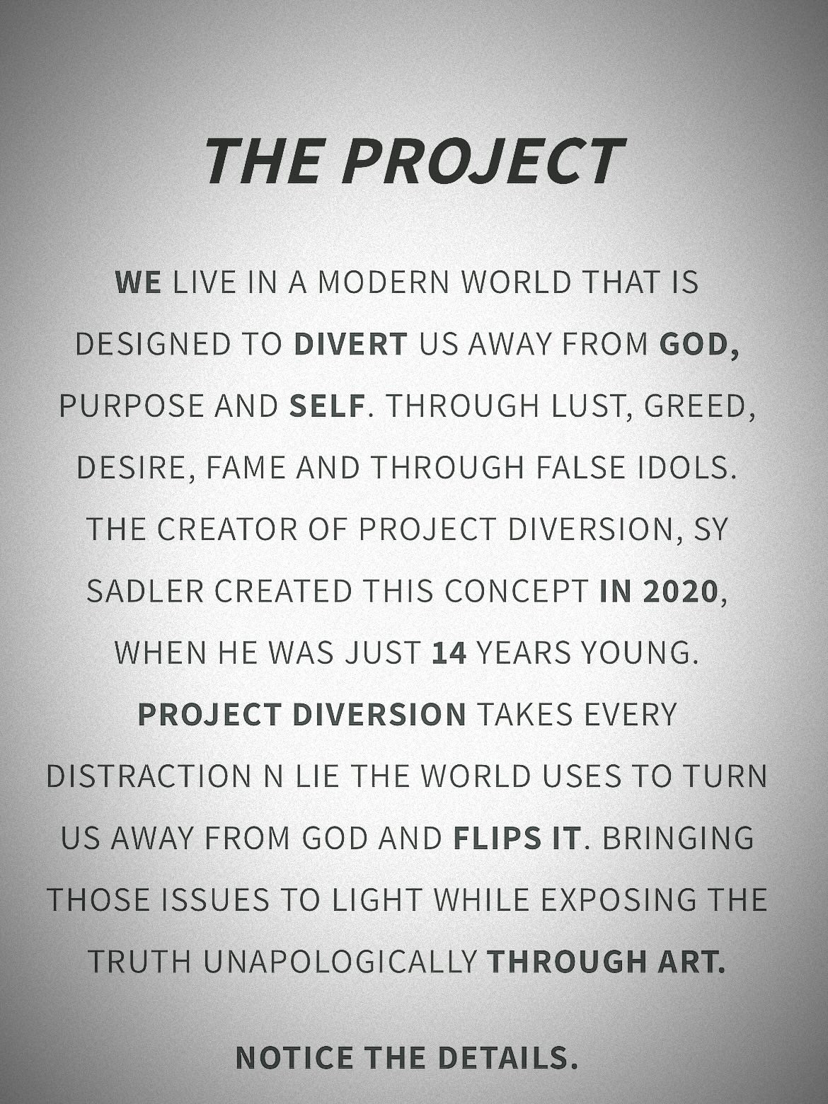 GREATEST SACRIFICE DISTRESSED TEE