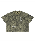 LEOPARD GREEN DIVERSION TEE