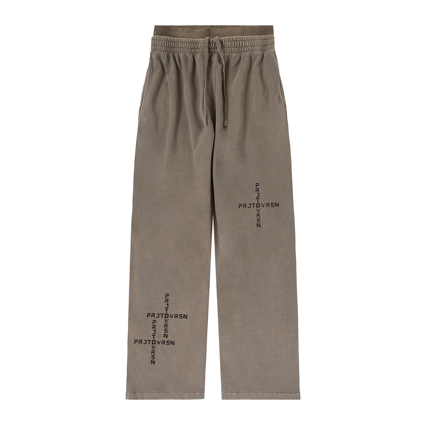 CROSS DIVERSION  BAGGY COMPRESSION DOUBLE WAIST SWEATS