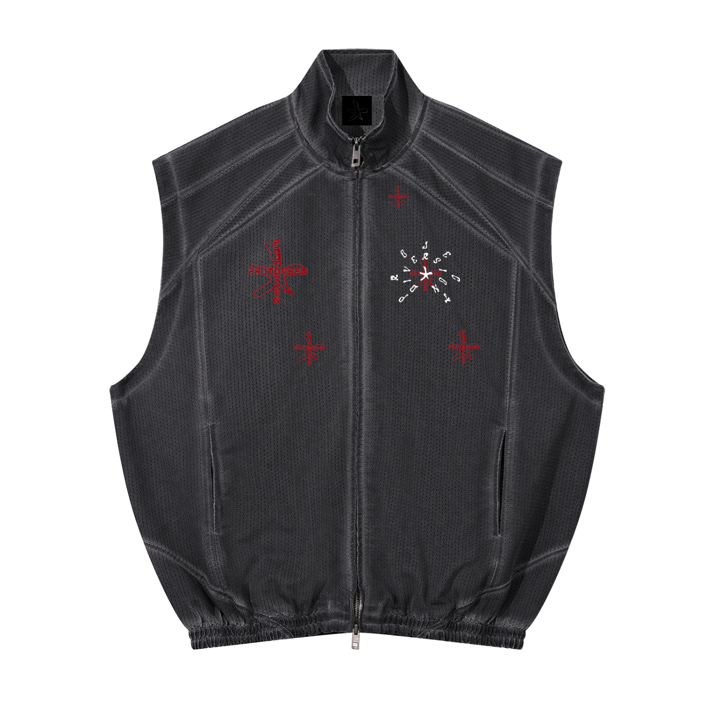 MESH DIVERSION FULL ZIP VEST