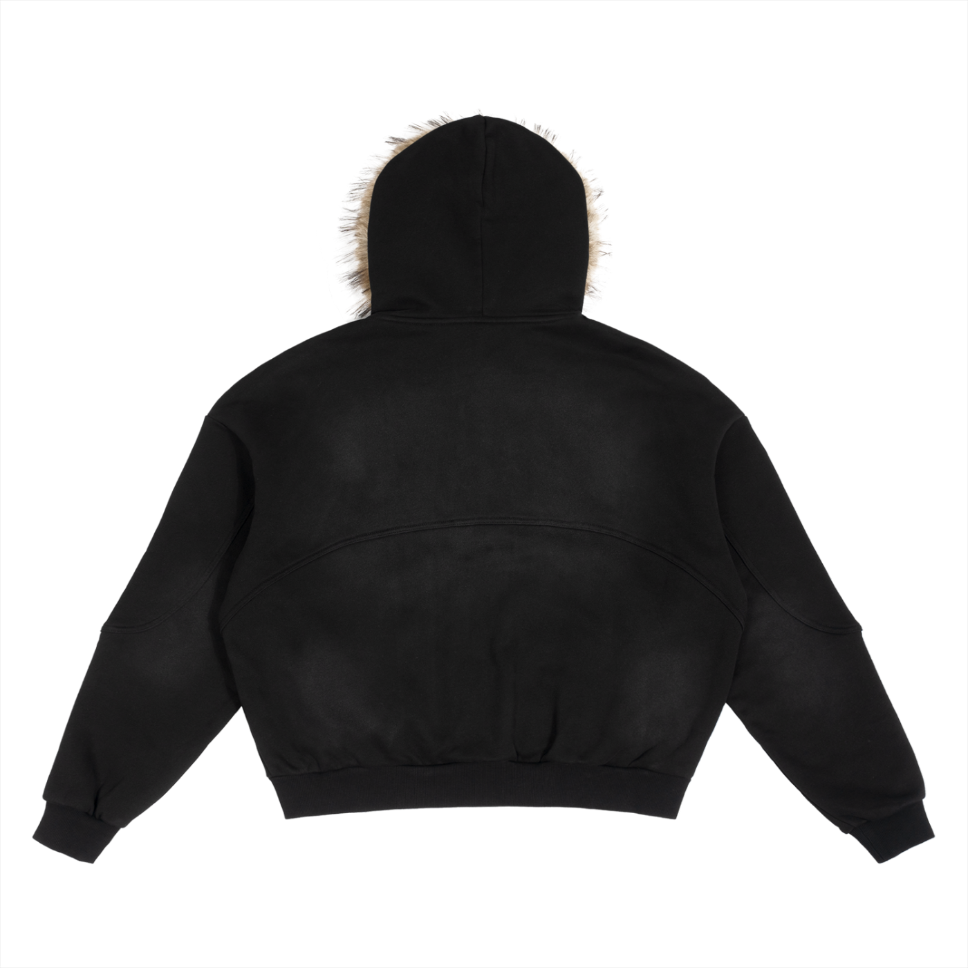 DETACHABLE FUR HOODIE