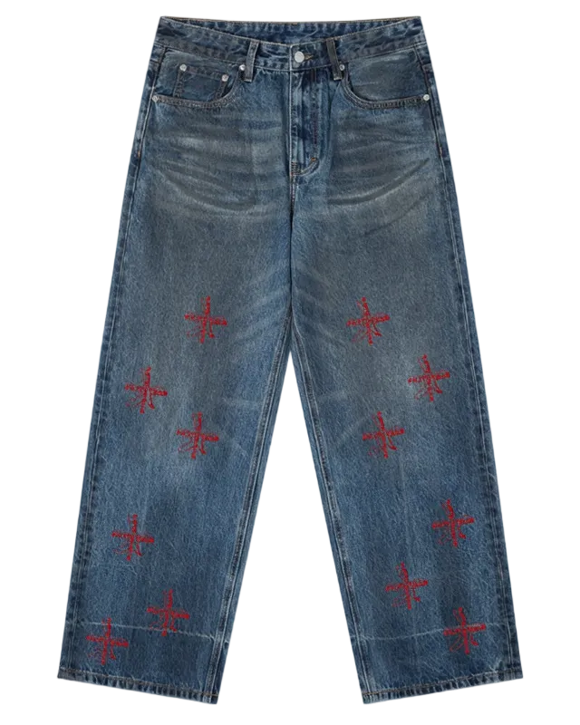 DIRTY BLACK CROSS DIVERSION DENIM