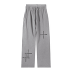 CROSS DIVERSION COMPRESSION DOUBLE WAIST SWEATS