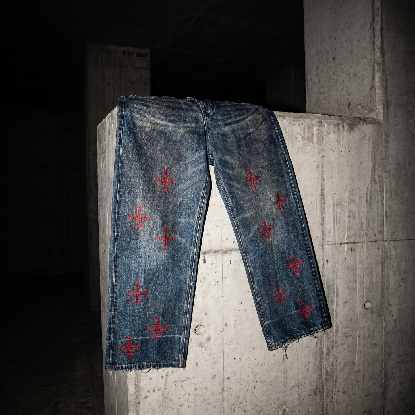 DIRTY BLACK CROSS DIVERSION DENIM
