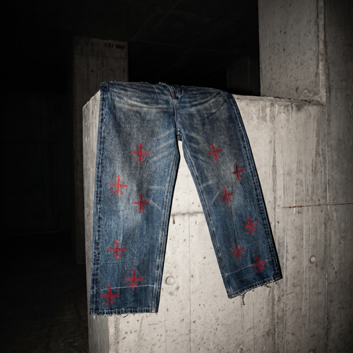 DIRTY BLACK CROSS DIVERSION DENIM