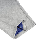 PLAID WAIST DOUBLE STAMPED SWEATS