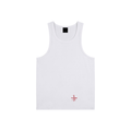 CROSS DVRSN WHITE BEATER TANK
